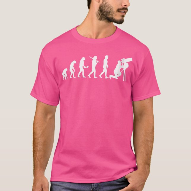 Astronomer i kvinnans utveckling t shirt (Framsida)