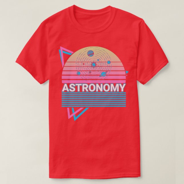 Astronomer Solar System Gift T Shirt (Design framsida)