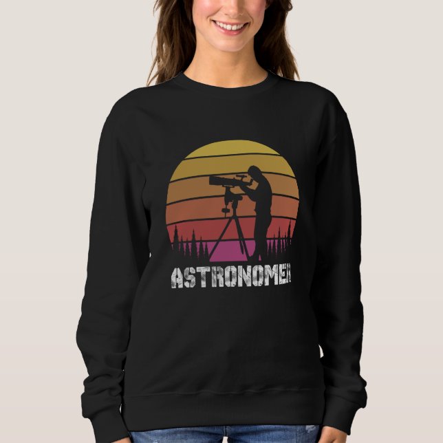 Astronomer Telescope Astronomy Science Planets  1 T Shirt (Framsida)