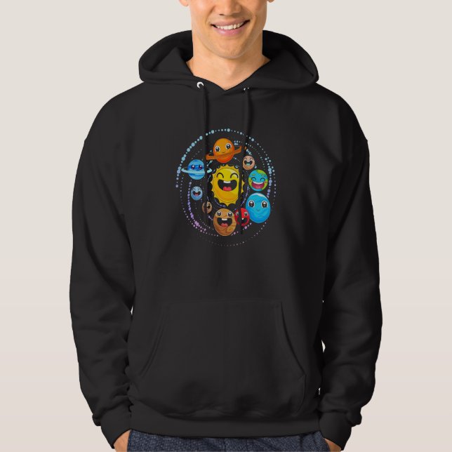 Astronomer Universe Space Science Astronomy P Hoodie (Framsida)