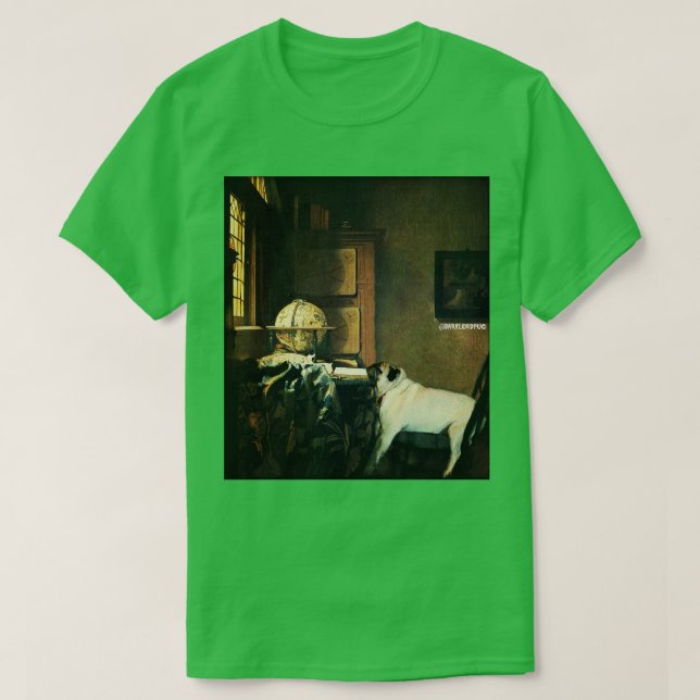 ASTRONOMERS PUG T SHIRT (Design framsida)