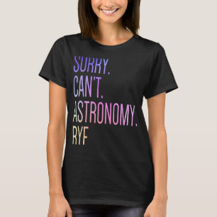 Astronomi Adjö Science Solar System Ast T Shirt
