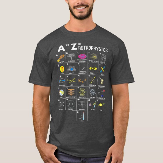 Astronomi Älskare Astrofysics Gift till Z-funny T Shirt (Framsida)