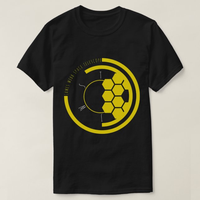Astronomi Älskare James Webb Space Telescope JWST  T Shirt (Design framsida)
