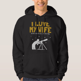 Astronomi Älskare Manar I kärlek min makastronomi Hoodie