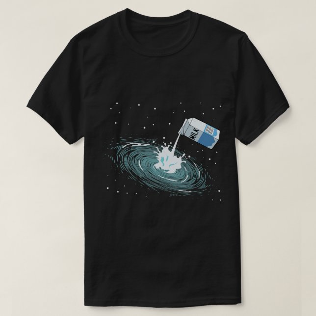 Astronomi Älskare Milky Way Funny Cute Space Astro T Shirt (Design framsida)