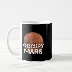 Astronomi Älskare Occupy Mars Terraforming Planet Kaffemugg