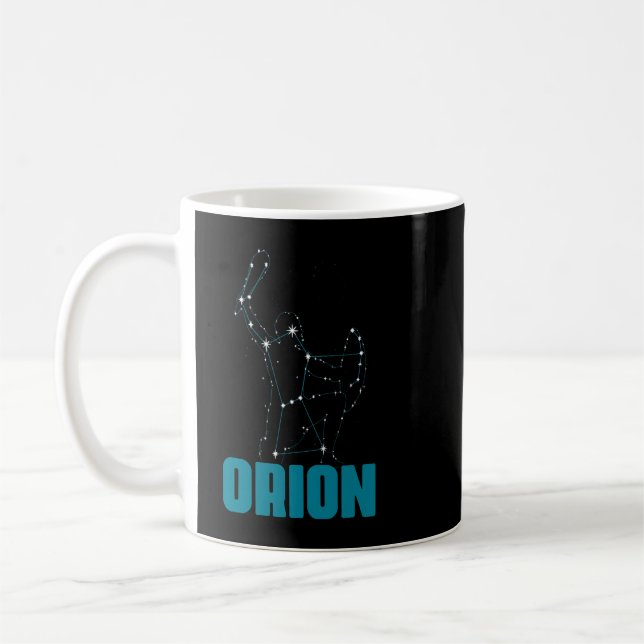 Astronomi Älskare Orion Constellation Stargazing A Kaffemugg (Vänster)