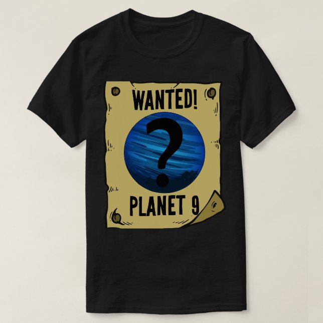 Astronomi Älskare Planet Nine Solar System Geek 9  T Shirt (Design framsida)