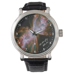 Astronomi & Butterfly Nebula Watch, Hubble /Galaxy Armbandsur