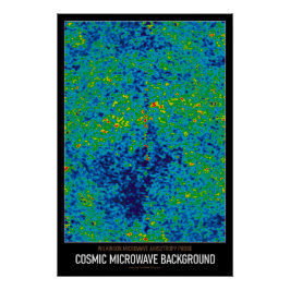 Astronomi Cosmic Microwave-bakgrund med hög frekve Perfect Poster