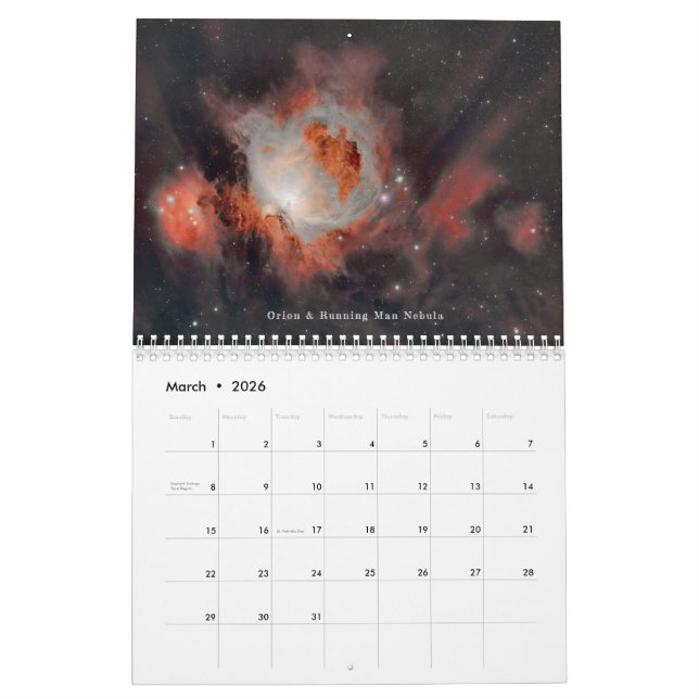 Astronomi Edition Kalender (Mar 2026)