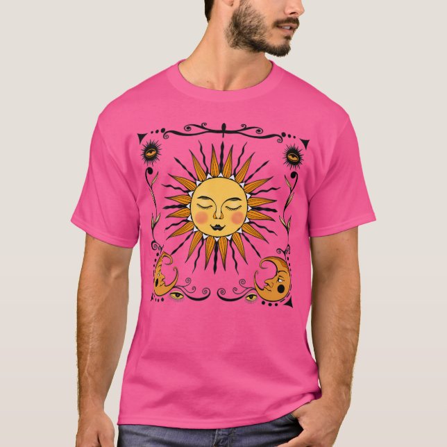 Astronomi för energivibration i sol Galactiskt Spa T Shirt (Framsida)