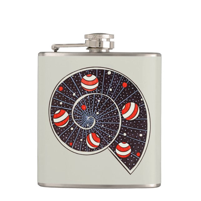 Astronomi Funny Space Spiral Galaxy Fickplunta (Framsidan)