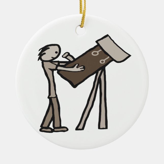 Astronomi Julgransprydnad Keramik (Framsidan)