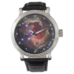 Astronomi, Light Echo Stellar Watch, Hubble Galaxy Armbandsur