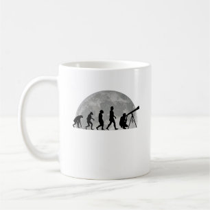 Astronomi Måne Evolution Telescope Astrofysik Kaffemugg
