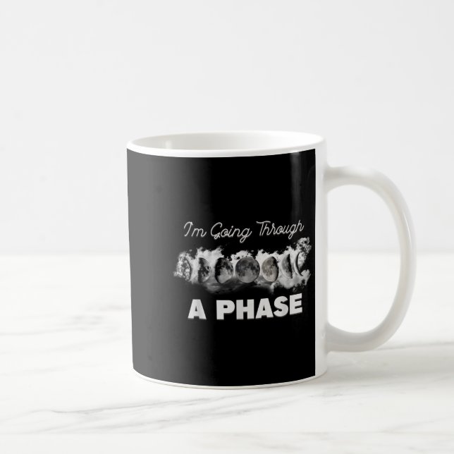 Astronomi månförmörkelse går igenom en fas måne kaffemugg (Höger)