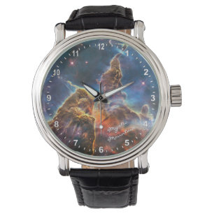 Astronomi & Mystic Mountain Watch, Hubble / Galaxy Armbandsur