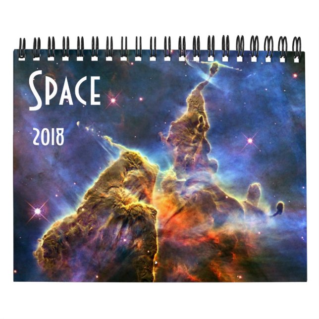 Astronomi NASA Space Universe Galaxy 2018 Kalender (Omslag)