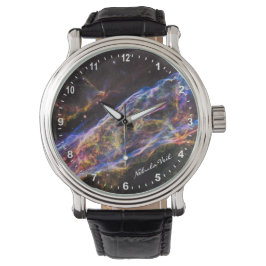 Astronomi och Nebula Veil Watch, Hubble / Galaxy Armbandsur
