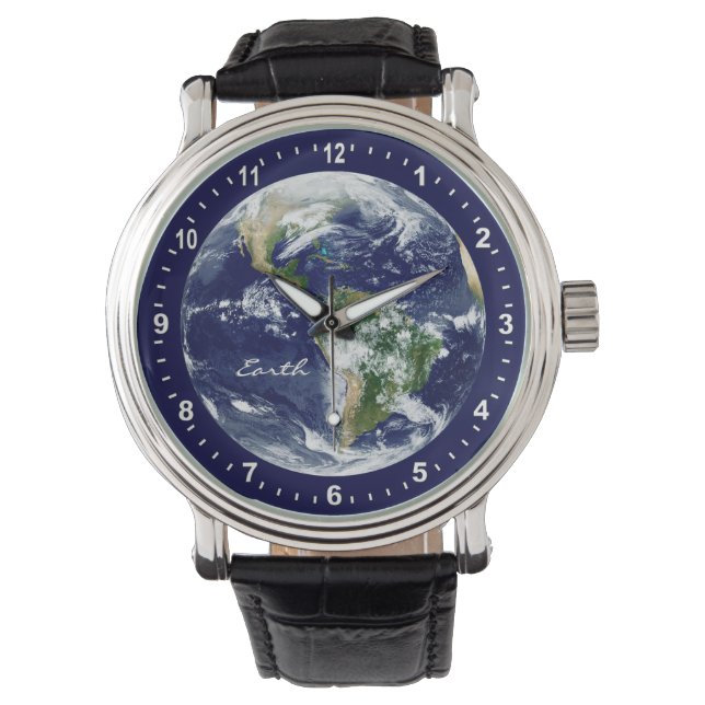 Astronomi & Planet Earth Watch, Blue Space Armbandsur (Framsida)
