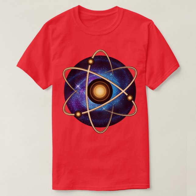 Astronomi Quantum Physicist T Shirt (Design framsida)