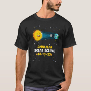 Astronomi Ringformig solförmörkelse 14 10 23 Nevad T Shirt