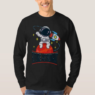 Astronomi Rymden Galax Utforskare Framtid Astronau T Shirt