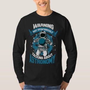 Astronomi Saturne Earth Nebula Asteroid T Shirt
