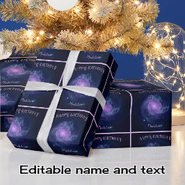 Astronomi Södra Pinjul, eget namn och text Presentpapper