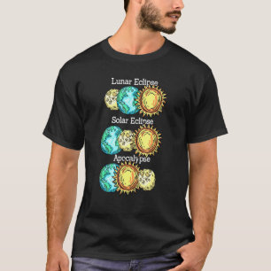 Astronomi Solar Eclipse Lunar Eclipse Astronomer T Shirt