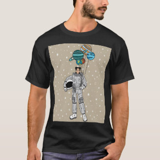 Astronomi Solar System Planets Universe T Shirt