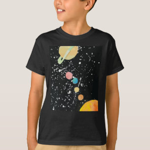 Astronomi Solar System Planets Universe T Shirt