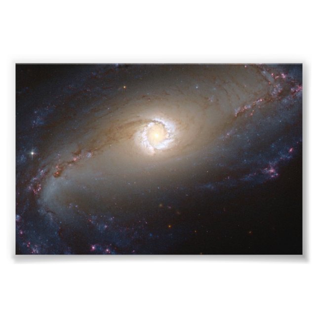 Astronomi Space Spiral Galaxy Fototryck (Framsidan)