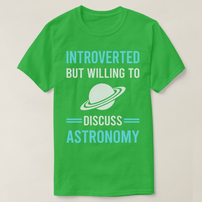 Astronomi T Shirt (Design framsida)