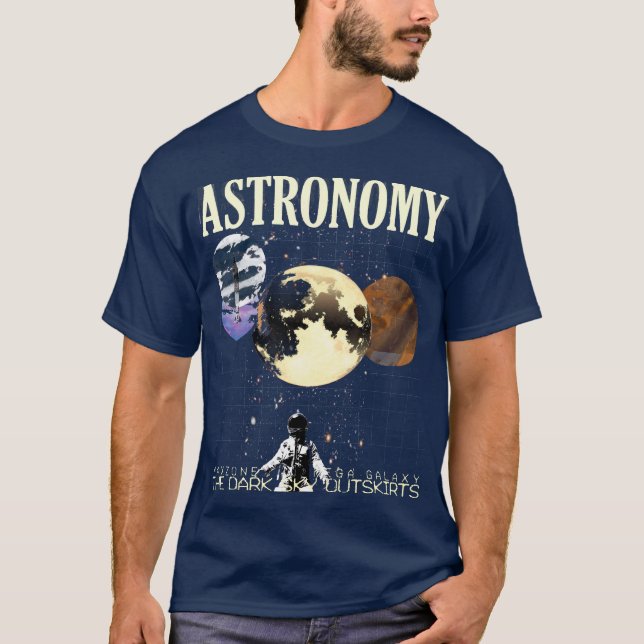 astronomi t shirt (Framsida)