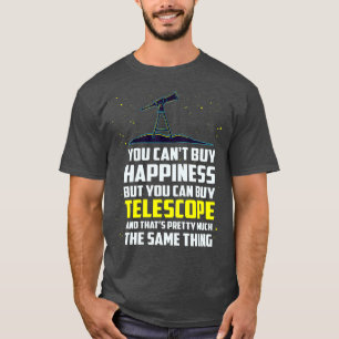 Astronomi Telescope Galaxy T Shirt
