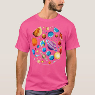 Astronomi Universe Rymden Science T Shirt