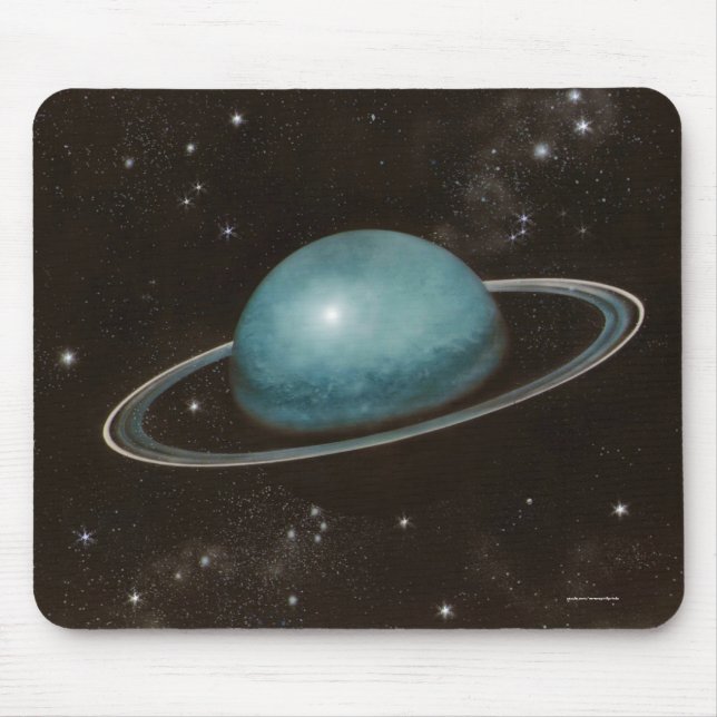 Astronomi Uranus-planetbild Musmatta (Framsidan)