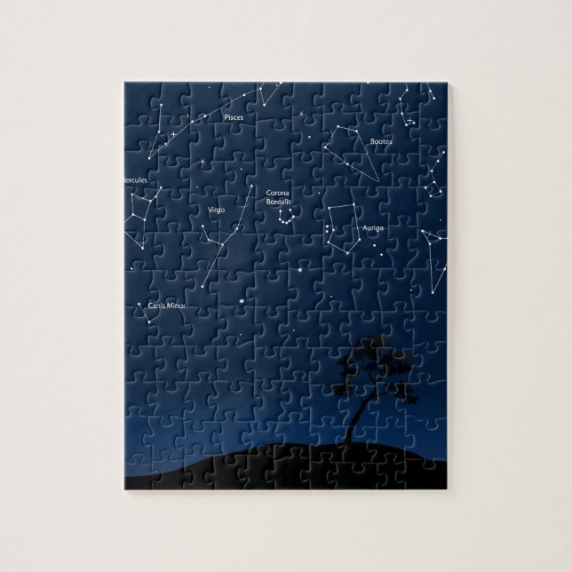 astronomibakgrund pussel (Vertikal)