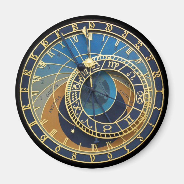 Astronomical Clock-Prag Orloj Magnet (Framsidan)