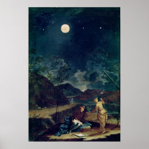 Astronomical observationer poster