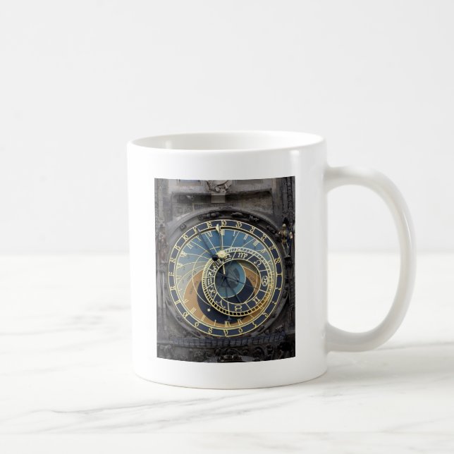 Astronomical ta tid på eller Prague Orloj Kaffemugg (Höger)