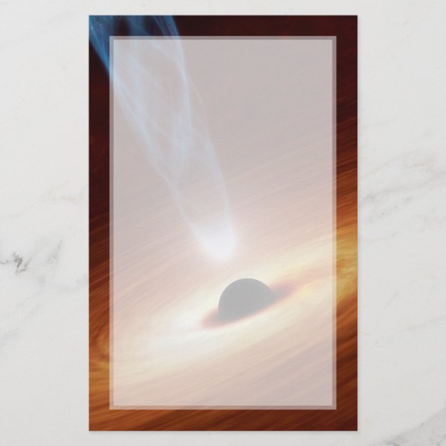 Astronomikonst i svart Hål Brevpapper (Framsida)