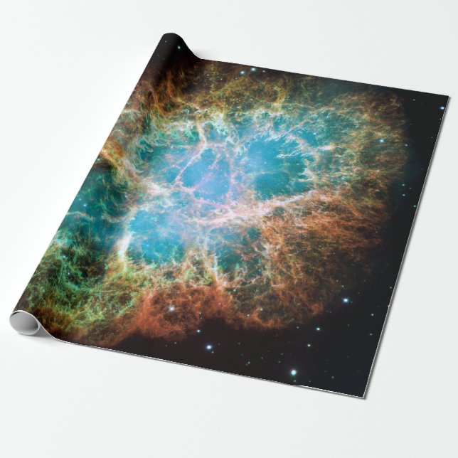 Astronomikrab Nebula Hubble Space Presentpapper (Utrullad)