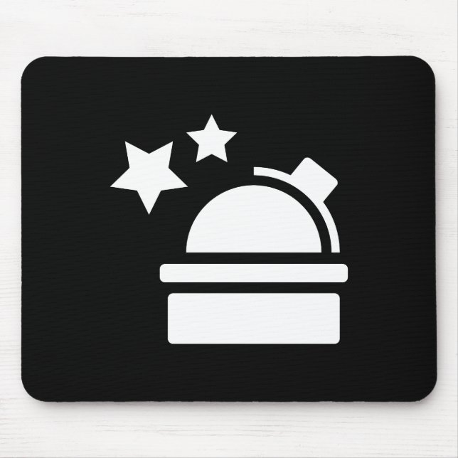AstronomiPictogram Mousepad Musmatta (Framsidan)