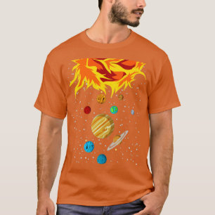 Astronomiplaneter för rymdvetenskap Universe astro T Shirt