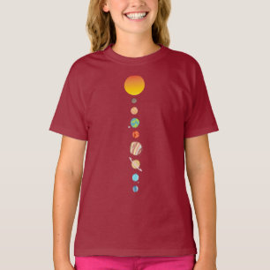 Astronomiplaneter för solsystem T-Shirt