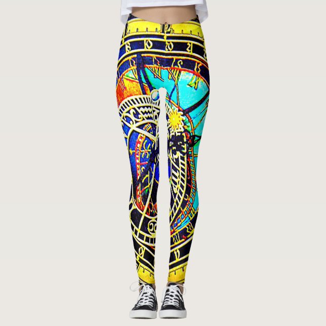 ASTRONOMISK KLOCK LEGGINGS (Framsida)